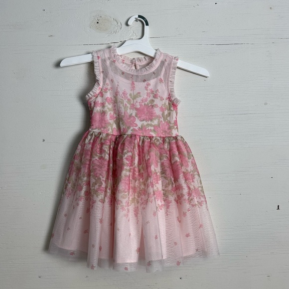 Zenzi Girls' Sleeveless 'Floral' Tulle Dress - Blush Pink XS. NWT - Picture 10 of 10